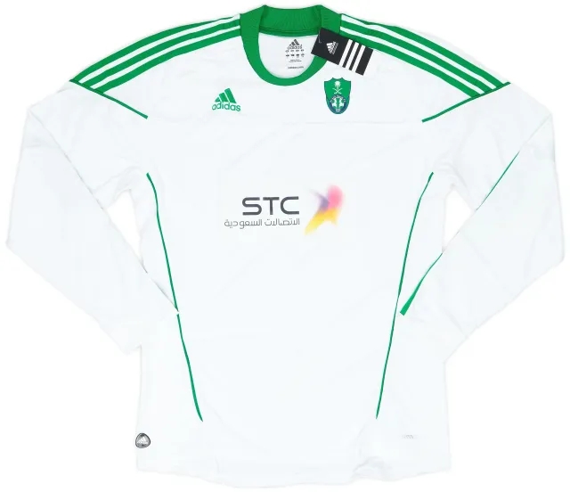 adidas 2010-11 Al-Ahli Saudi Home L/S Shirt (L)