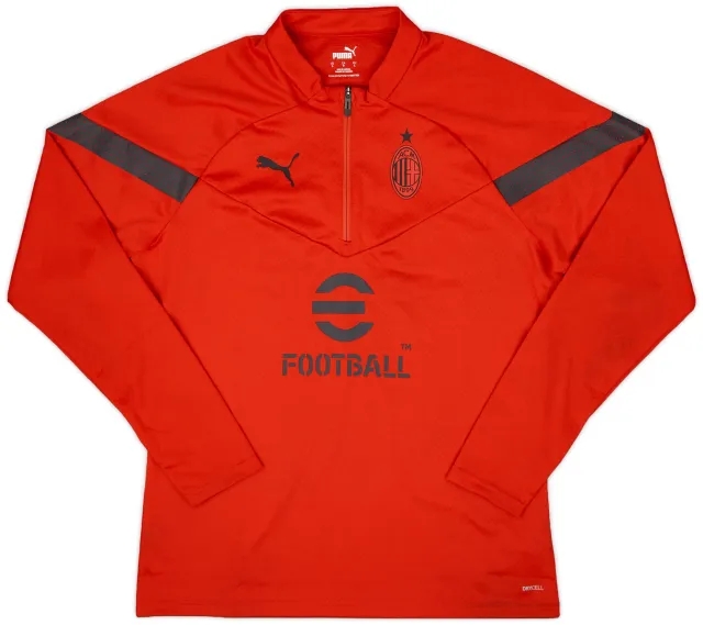 2022-23 AC Milan Puma 1/4 Zip Drill Top - 7/10 - (L)