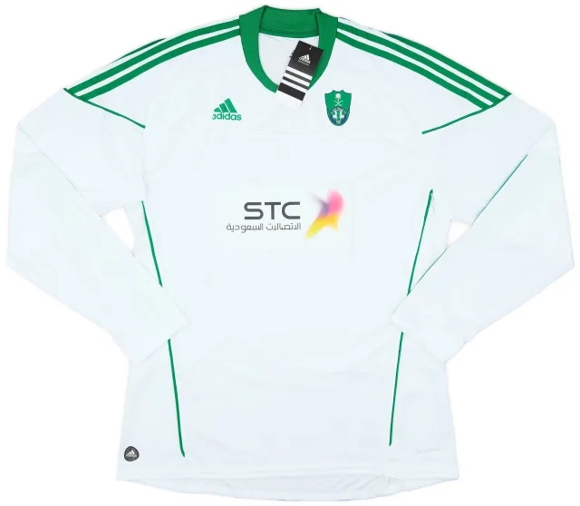 adidas 2010-11 Al-Ahli Saudi Home L/S Shirt (XL)