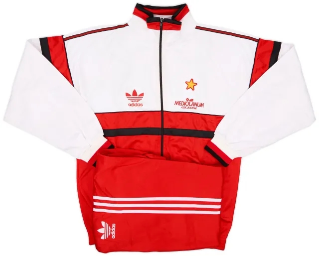 1990-92 AC Milan adidas Tracksuit - 6/10 - (M)