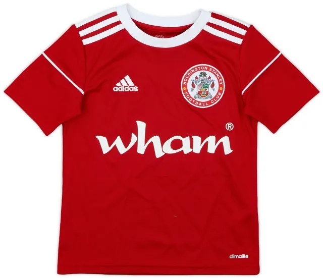 adidas 2018-19 Accrington Stanley Home Shirt - 9/10 - (7-8 Years)