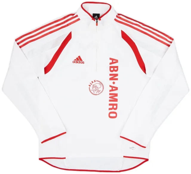 2005-06 Ajax adidas 1/4 Zip Training Top - 8/10 - (S)