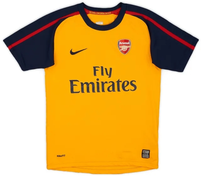 Nike 2008-09 Arsenal Away Shirt - 8/10 - (M.Boys)