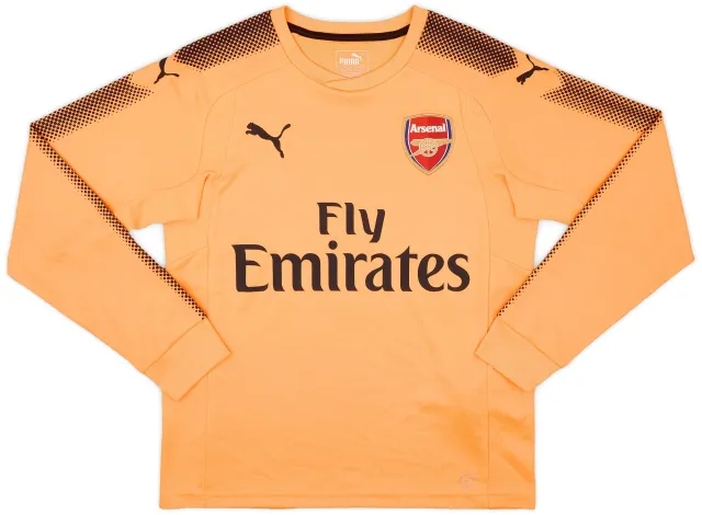 Puma 2017-18 Arsenal GK Shirt - 9/10 - (XL.Boys)