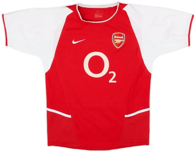 Nike 2002-04 Arsenal Home Shirt - 8/10 - (M.Boys)