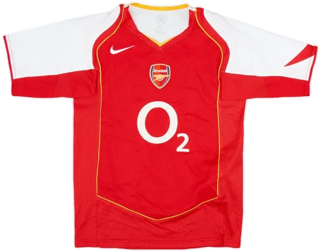 Nike 2004-05 Arsenal Home Shirt - 9/10 - (L.Boys)