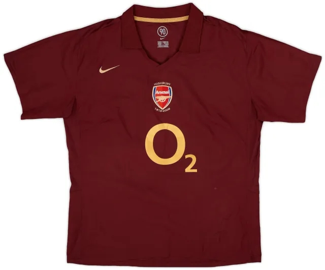 Nike 2005-06 Arsenal Home Shirt - 8/10 - (XL.Boys)