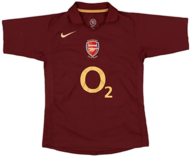 Nike 2005-06 Arsenal Home Shirt - 8/10 - (M.Boys)