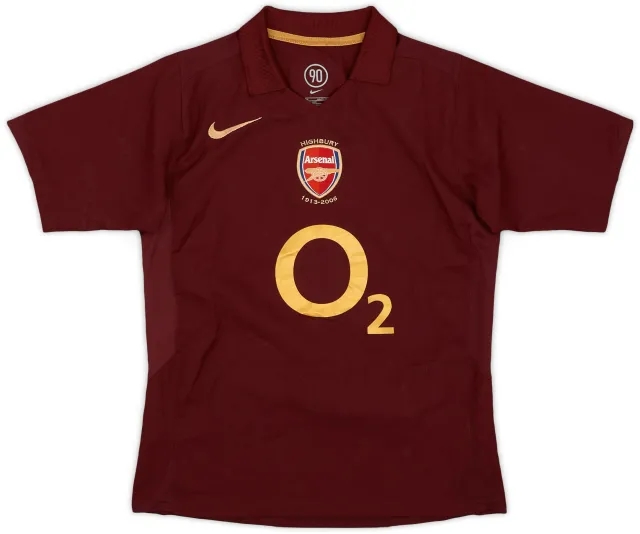 Nike 2005-06 Arsenal Home Shirt - 7/10 - (M.Boys)