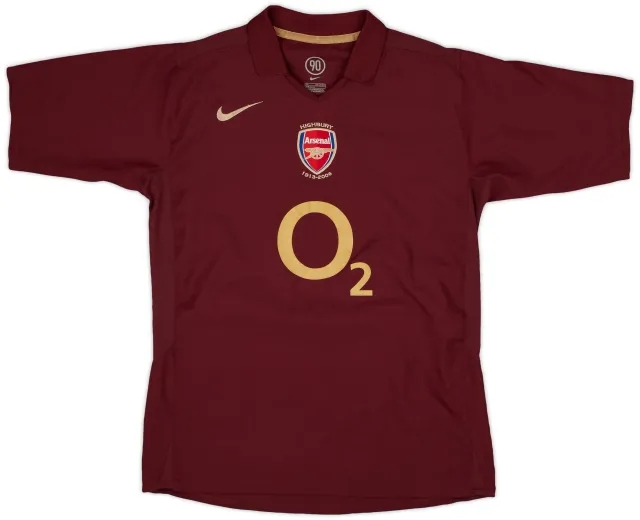 Nike 2005-06 Arsenal Home Shirt - 8/10 - (XL.Boys)