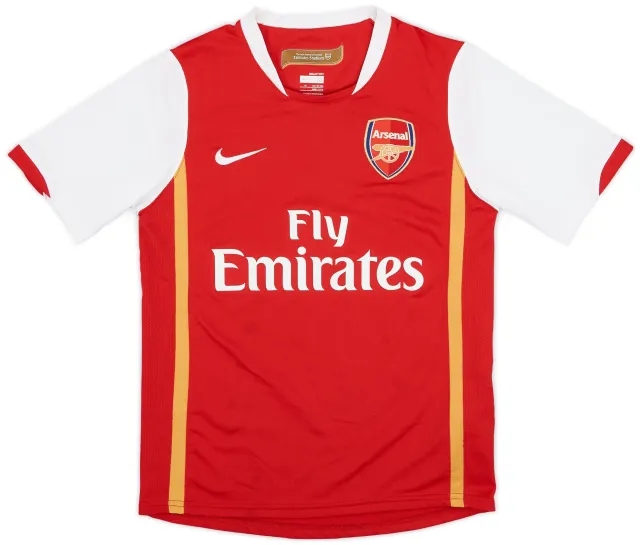 Nike 2006-08 Arsenal Home Shirt - 8/10 - (M.Boys)