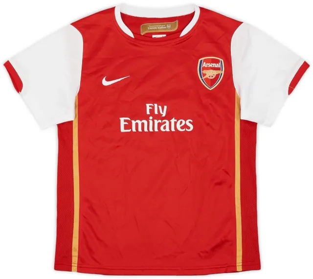 Nike 2006-08 Arsenal Home Shirt - 8/10 - (S.Boys)