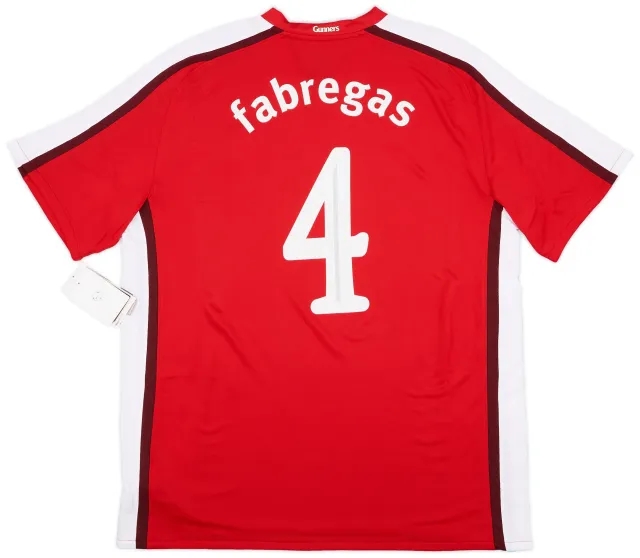 Nike 2008-10 Arsenal Home Shirt Fabregas #4 (XL)