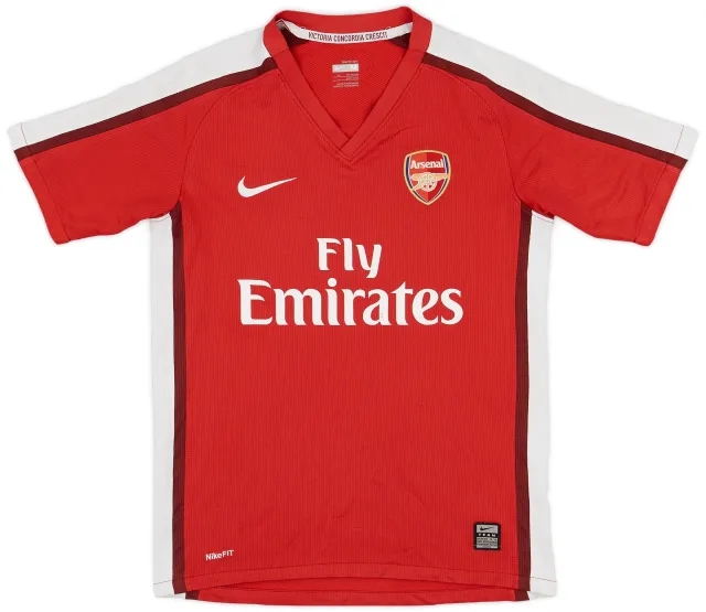 Nike 2008-10 Arsenal Home Shirt - 7/10 - (M.Boys)