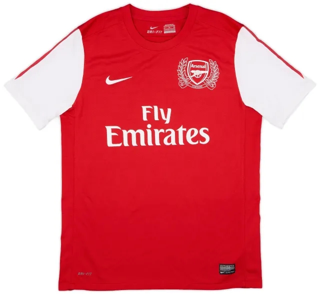 Nike 2011-12 Arsenal Home Shirt - 7/10 - (XL.Boys)