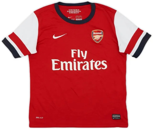 Nike 2012-14 Arsenal Home Shirt - 7/10 - (M.Boys)