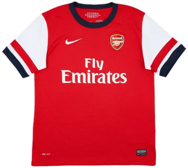 Nike 2012-14 Arsenal Home Shirt - 7/10 - (L.Boys)
