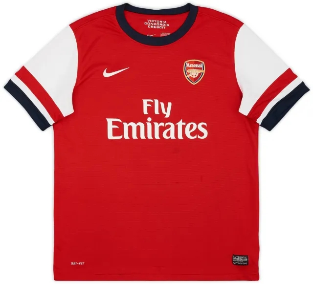 Nike 2012-14 Arsenal Home Shirt - 7/10 - (L.Boys)