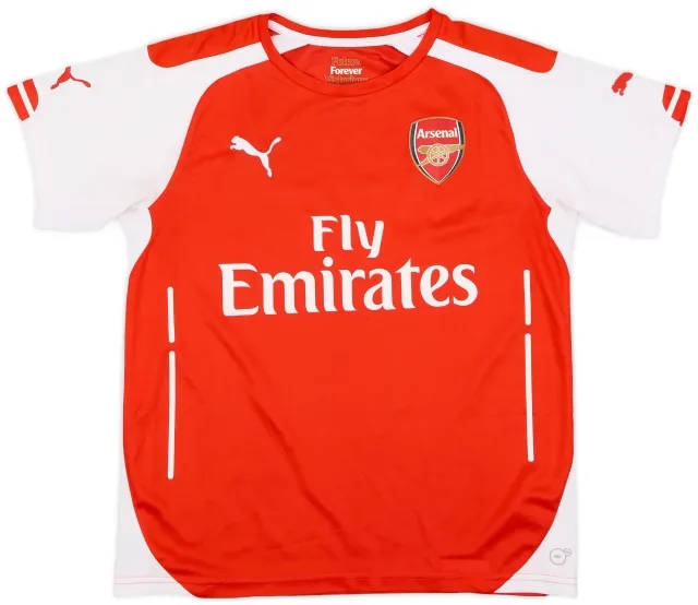 Puma 2014-15 Arsenal Home Shirt - 8/10 - (L.Boys)
