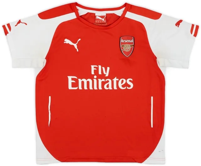 Puma 2014-15 Arsenal Home Shirt - 7/10 - (L.Boys)