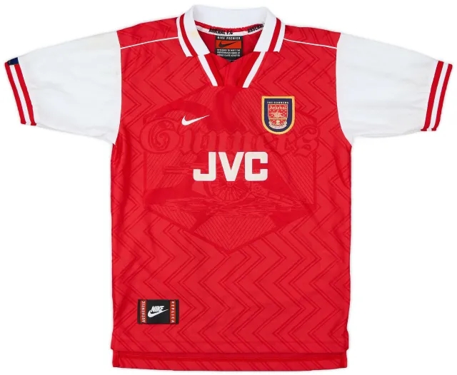 Nike 1996-98 Arsenal Home Shirt - 5/10 - (M.Boys)