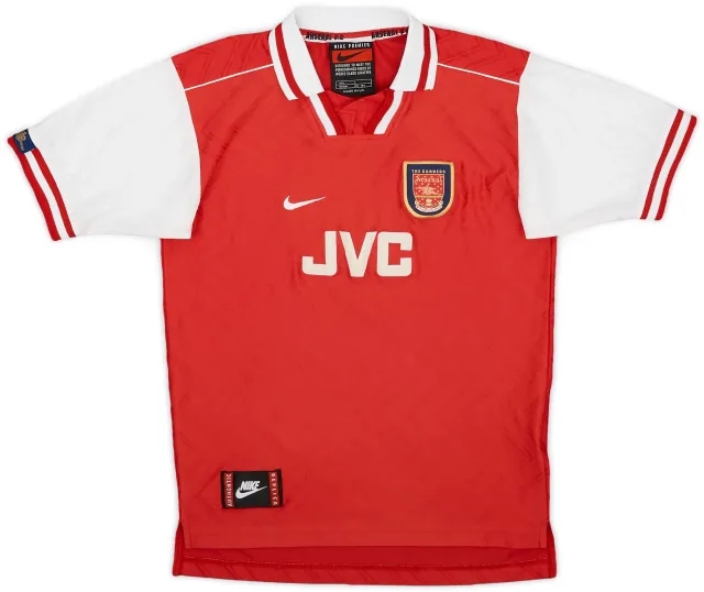 Nike 1996-98 Arsenal Home Shirt - 8/10 - (L.Boys)
