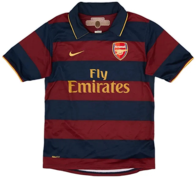 Nike 2007-08 Arsenal Third Shirt - 7/10 - (L.Boys)