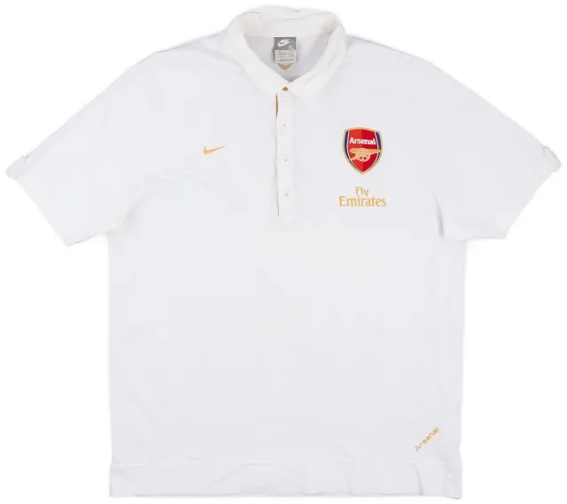 2007-08 Arsenal Nike Polo Shirt - 7/10 - (XL)