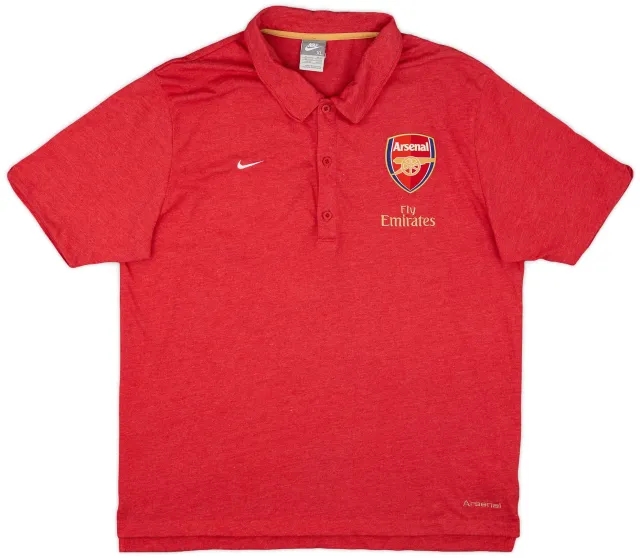 2008-09 Arsenal Nike Polo Shirt - 7/10 - (XL)
