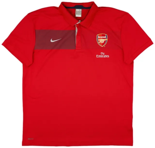 2009-10 Arsenal Nike Polo Shirt - 8/10 - (XXL)