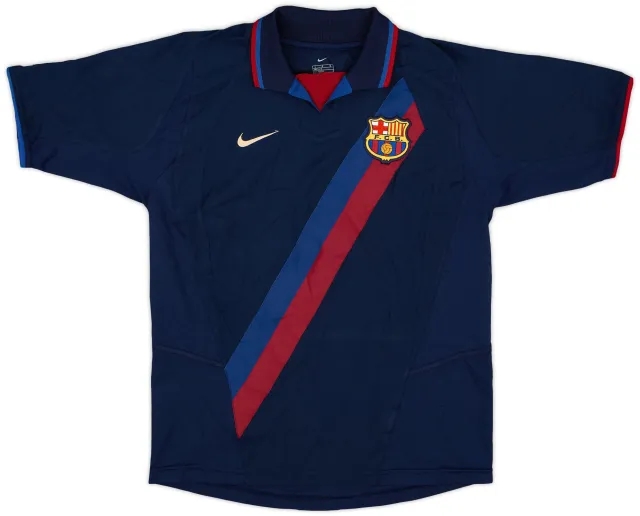 Nike 2002-03 Barcelona Away Shirt - 9/10 - (L.Boys)