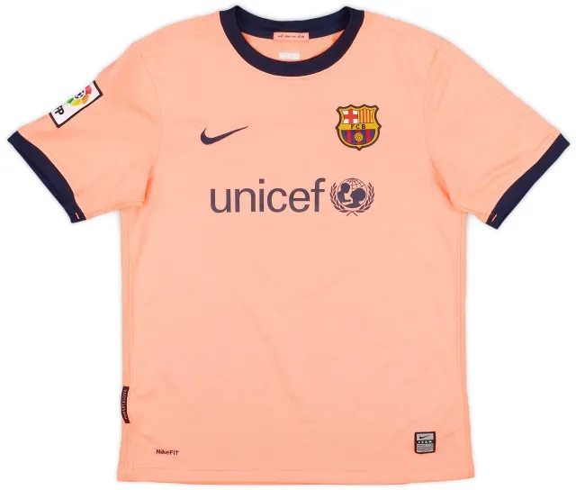 Nike 2009-10 Barcelona Away Shirt - 9/10 - (L.Boys)