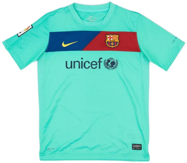 Nike 2010-11 Barcelona Away Shirt - 8/10 - (L.Boys)