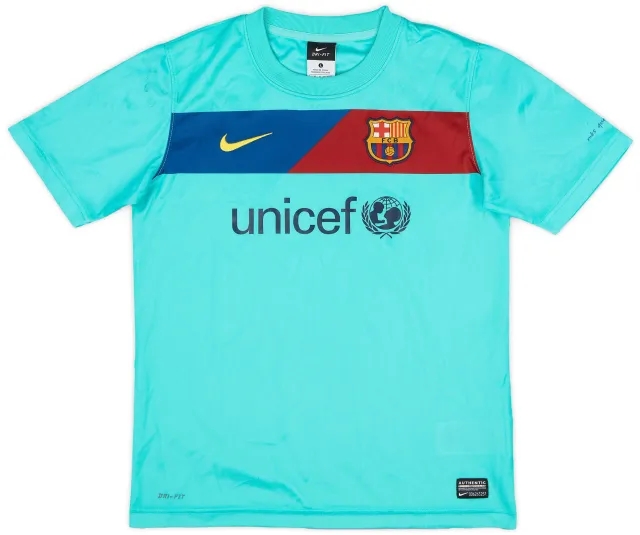 Nike 2010-11 Barcelona Away Shirt - 6/10 - (L.Boys)