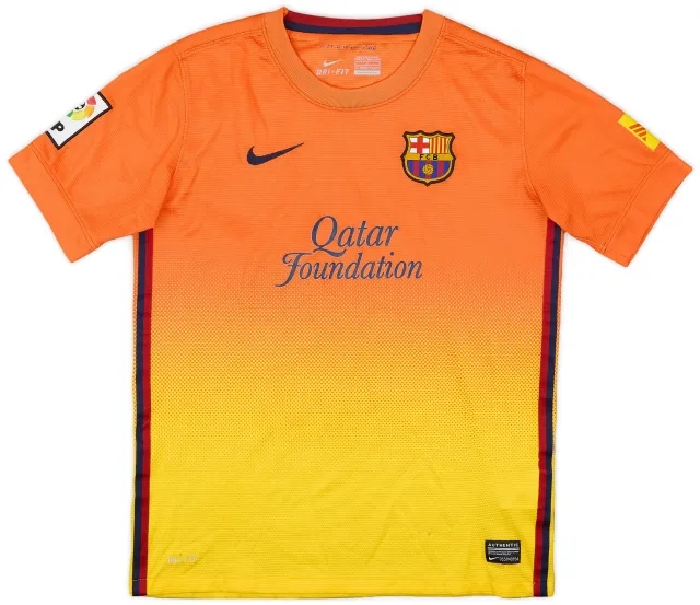 Nike 2012-13 Barcelona Away Shirt - 6/10 - (L.Boys)