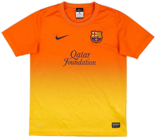 Nike 2012-13 Barcelona Basic Away Shirt - 7/10 - (L.Boys)