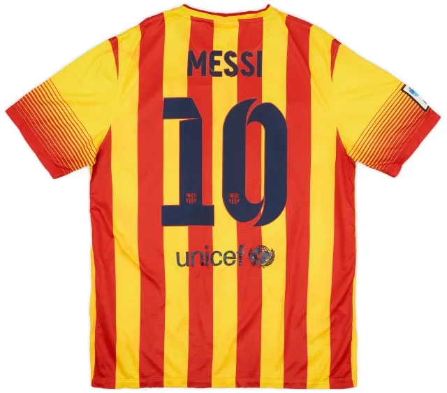 Nike 2013-15 Barcelona Away Shirt Messi #10 - 5/10 - (L)