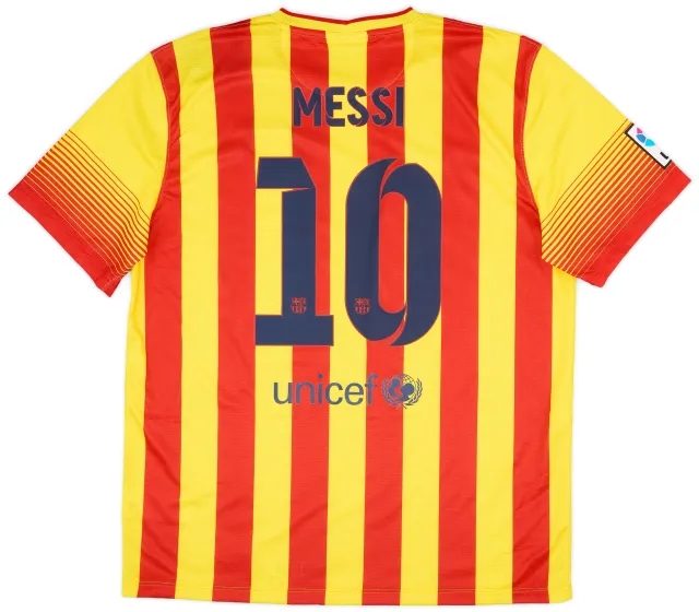 Nike 2013-15 Barcelona Away Shirt Messi #10 (XL)