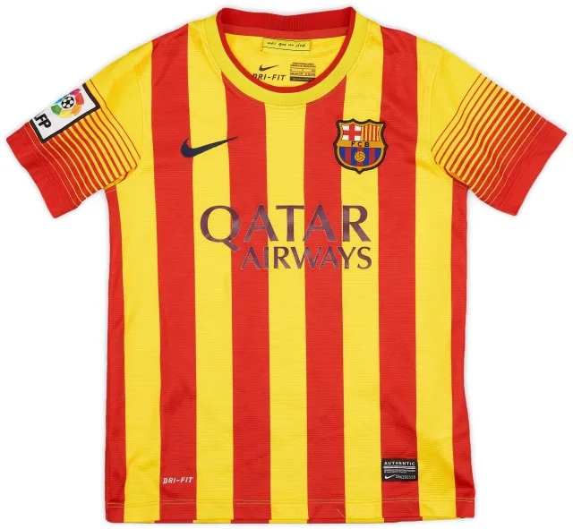 Nike 2013-15 Barcelona Away Shirt - 7/10 - (S.Boys)