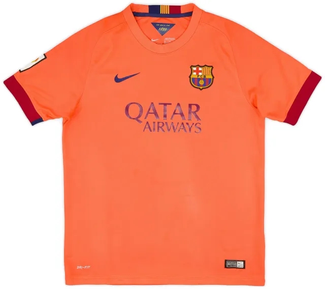 Nike 2014-15 Barcelona Away Shirt - 8/10 - (XL.Boys)