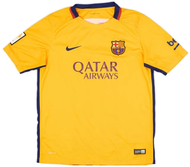 Nike 2015-16 Barcelona Away Shirt - 8/10 - (XL.Boys)