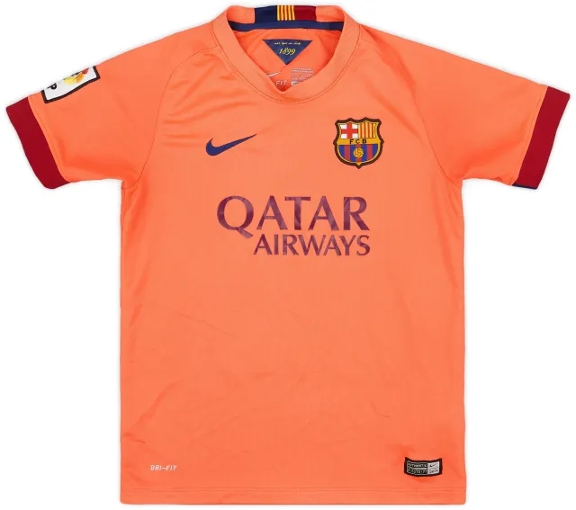 Nike 2014-15 Barcelona Away Shirt - 5/10 - (M.Boys)