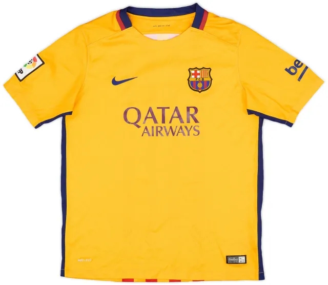 Nike 2015-16 Barcelona Away Shirt - 7/10 - (XL.Boys)