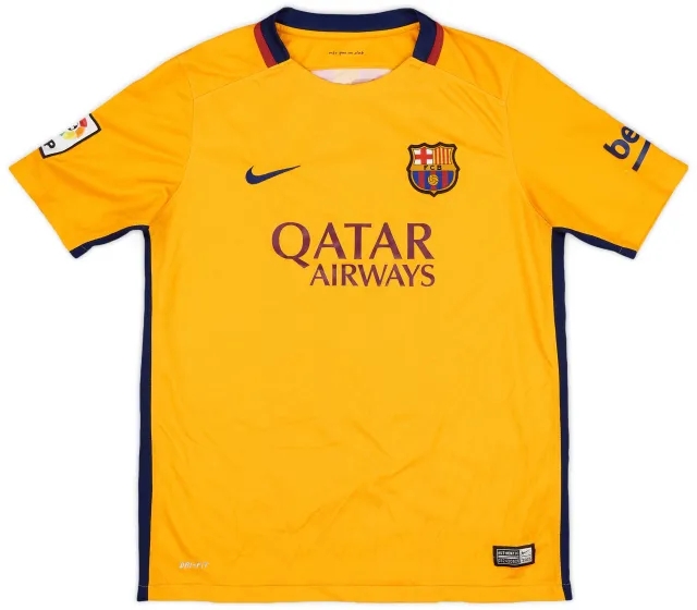 Nike 2015-16 Barcelona Away Shirt - 8/10 - (XL.Boys)