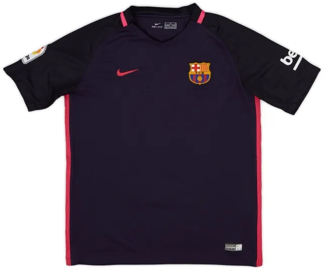 Nike 2016-17 Barcelona Away Shirt - 8/10 - (XL.Boys)