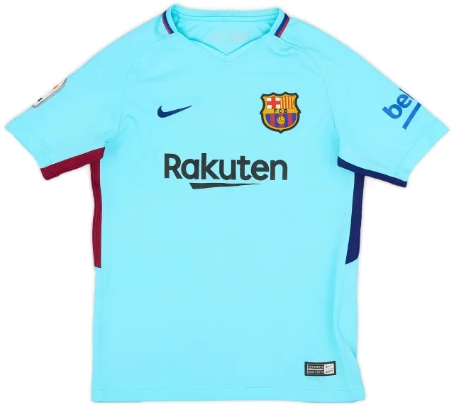 Nike 2017-18 Barcelona Away Shirt - 8/10 - (M.Boys)