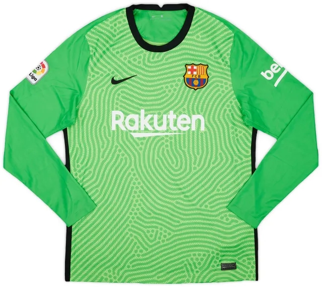 Nike 2020-21 Barcelona GK Shirt - 8/10 - (L)