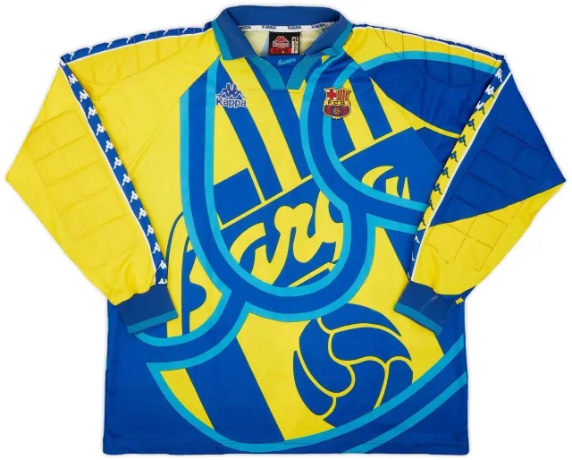 Kappa 1995-96 Barcelona GK Shirt #1 - 9/10 - (XL)