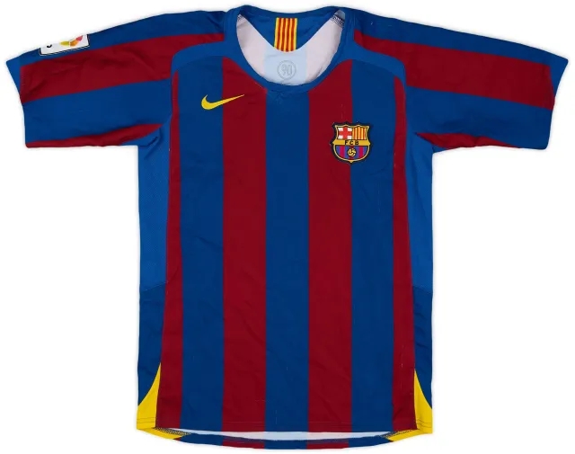 Nike 2005-06 Barcelona Home Shirt - 5/10 - (M.Boys)