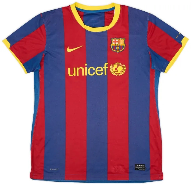 Nike 2010-11 Barcelona Home Shirt - 6/10 - (XL.Boys)